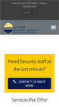 Mobile Screenshot of oceansidesecurityagency.com